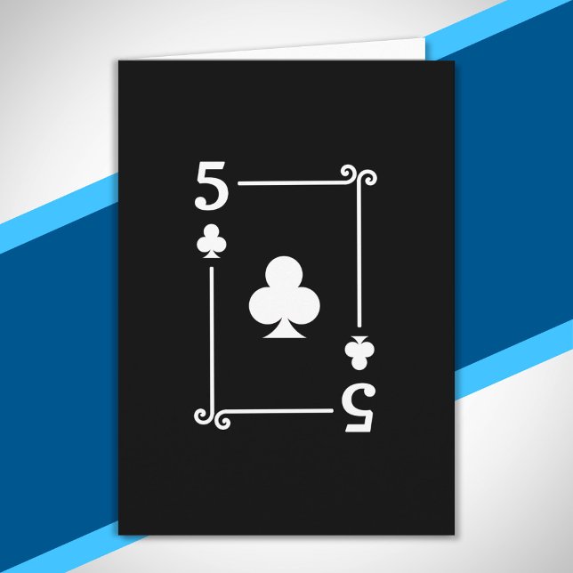 Cinq Trèfles Correspondants Cartes à Jouer Moderne (Créateur téléchargé)