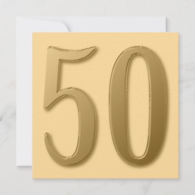 Cinquante est doré (Devant)