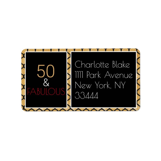 Cinquante et fabuleux Étiquettes (Devant)