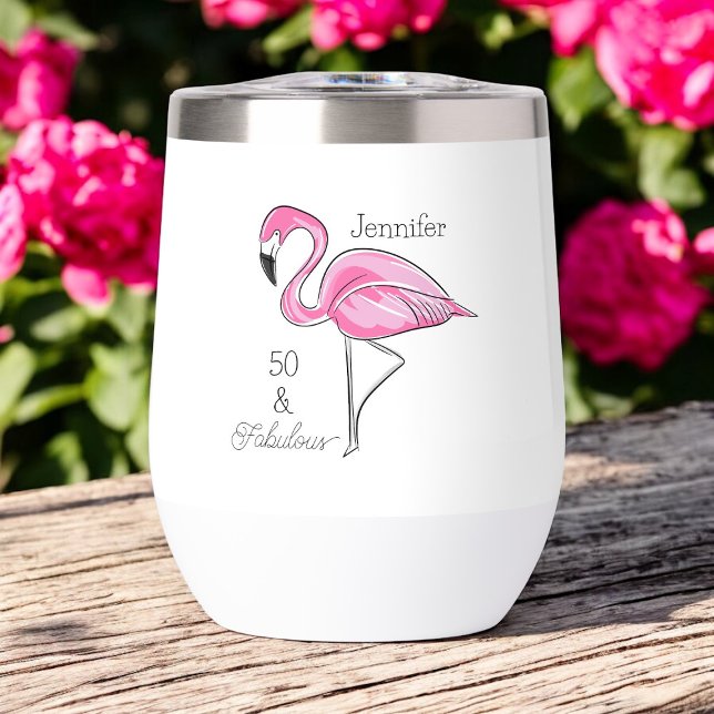 Cinquante et fabuleux Flamant rose rose personnali (Créateur téléchargé)