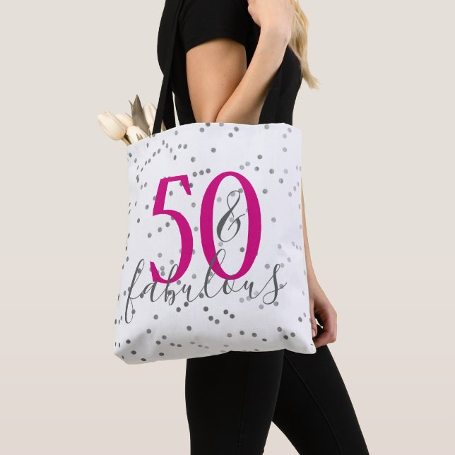 Cinquante et fabuleux Sac fourre-tout Confetti (De près)
