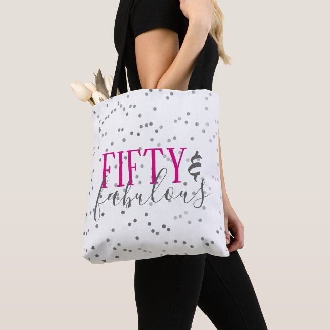 Cinquante et fabuleux Sac fourre-tout Confetti (De près)