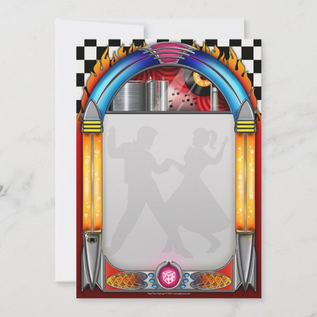 Cinquante invitations à la fête, Rock n Roll des a (Devant)