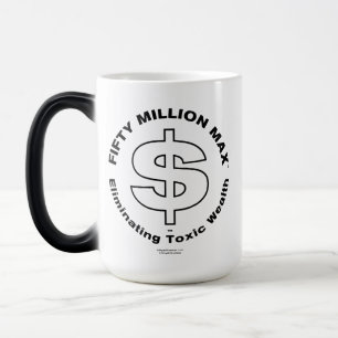 Cinquante Million Max™ Logo noir Magic Morpher Mug