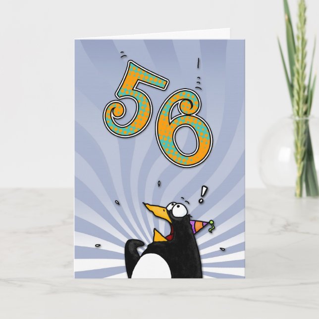 cinquante-sixième anniversaire - carte de surprise (Devant)