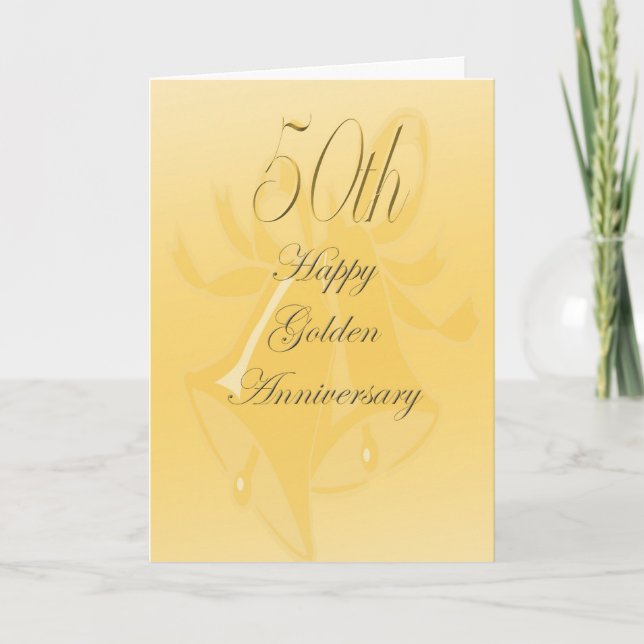 cinquantième Carte d'anniversaire de mariage (Devant)