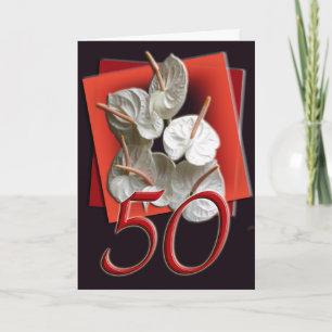 cinquantième Carte de joyeux anniversaire