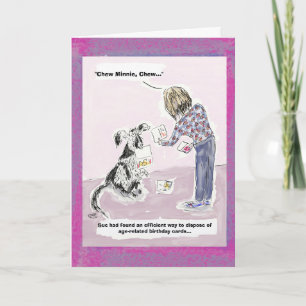 Cinquantième carte de voeux drôle de bande