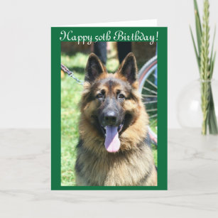 Cartes Postales Anniversaire Berger Allemand Originales Zazzle Fr