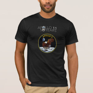 Cinquantième T-shirt d'anniversaire d'Apollo 11