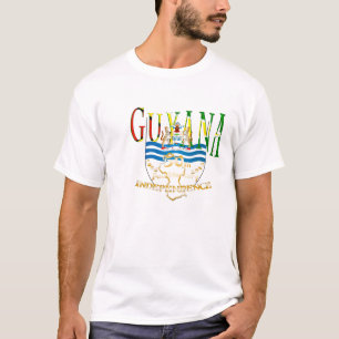 Cinquantième T-shirt heureux Guyane