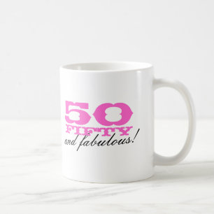 cinquantième Tasse   50 d'anniversaire et fabuleux