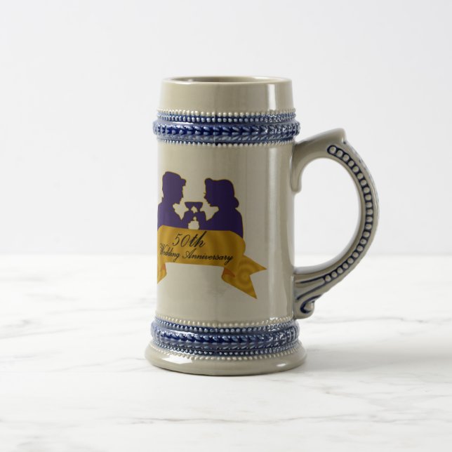 cinquantième Tasse d'anniversaire de mariage (Droite)