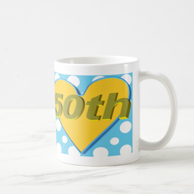 cinquantième Tasse d'anniversaire de mariage (Droite)