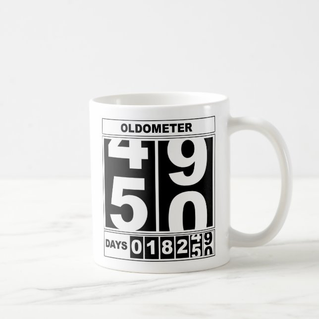 cinquantième Tasse d'Oldometer d'anniversaire (Droite)
