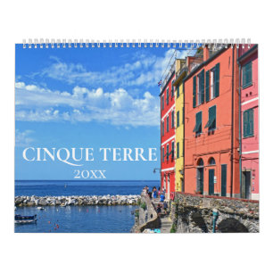 Cinque Terre Esthétique Italie Calendrier des Murs