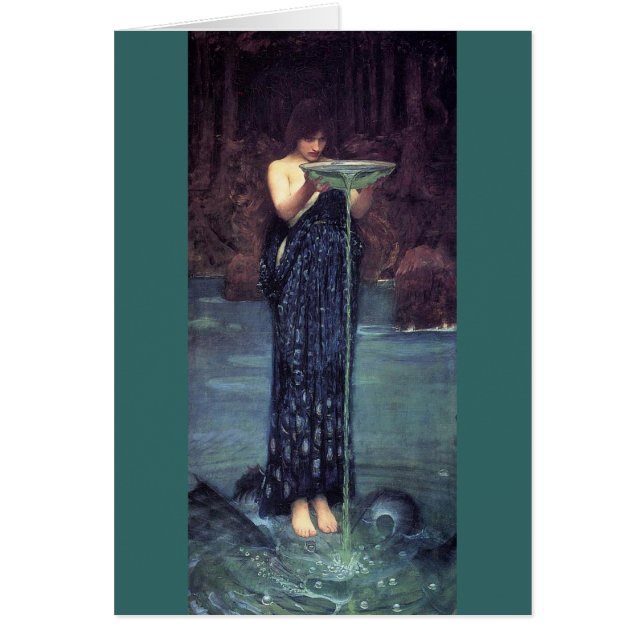 Circe Invidiosa - Circe avec un bol Ponseive (Devant)