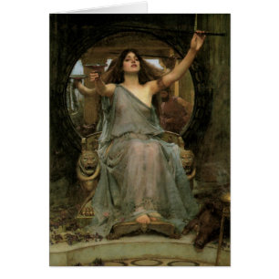 Circe Offering the Cup to Ulysses par JW Waterhous