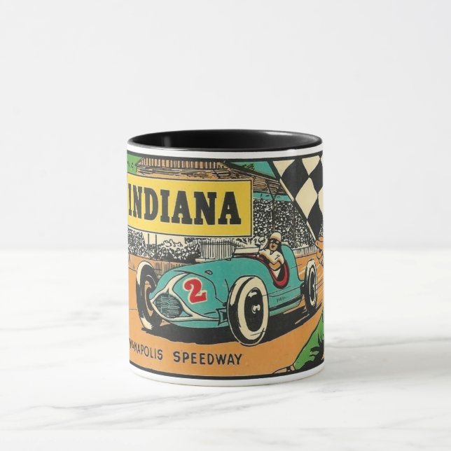 Circuit automobile Indiana Indianapolis - Mug (Centre)