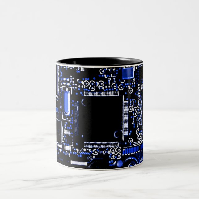 Circuit Blue 2 mug (Centre)