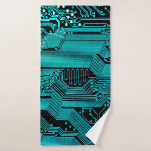 Circuit board. Electronic computer hardware techno