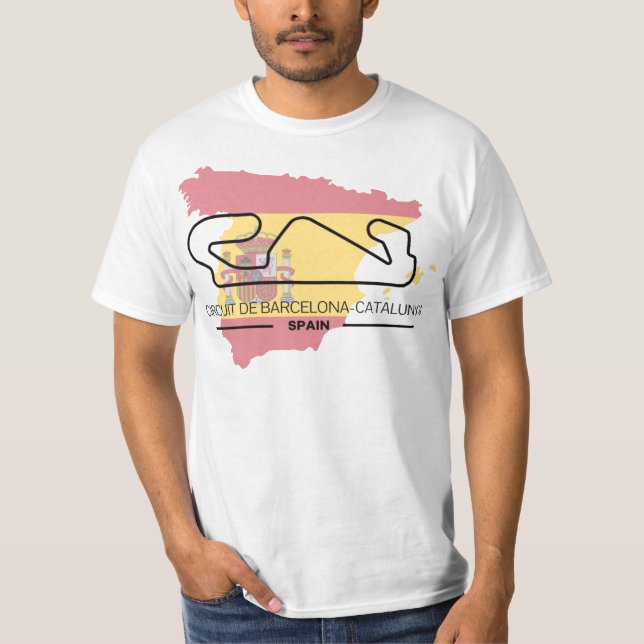 Circuit De Barcelona Formula 1 T-shirt (Devant)