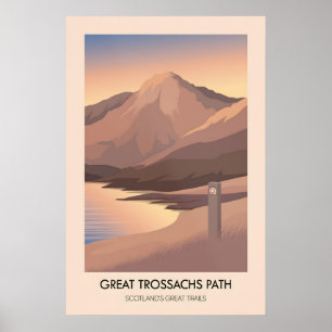 Circuit des Grands Trossachs Écossais Affiches des