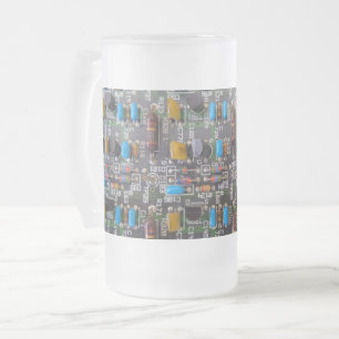 Circuit Frosted 16 oz de verre givré Mug