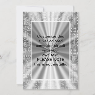 circuit informatique couleur argent