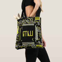 Circuit Jaune 2 Monogramme sur tout le sac fourre-