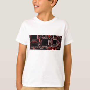 Circuit Rouge t-shirt enfants blanc