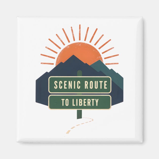 Circuit Scénique vers le Magnet de la Liberté (Devant)