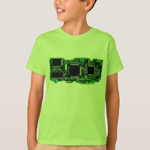 Circuit vert 2 t-shirt enfants vert