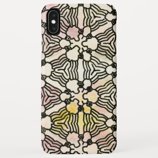 Circuitrie florale sur un coque iphone (Dos)