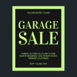 Circulaire de vente de garage<br><div class="desc">Circulaire promotionnelle de vente de garage. Customisez-le avec votre propre texte et faites passer le mot.</div>