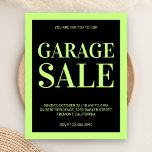 Circulaire de vente de garage<br><div class="desc">Circulaire promotionnelle de vente de garage. Customisez-le avec votre propre texte et faites passer le mot.</div>
