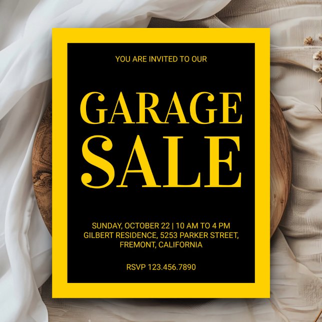 Circulaire de vente de garage (Créateur téléchargé)