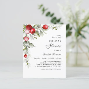 Circulaire d'hiver Holly Berry Fête des mariées Bu