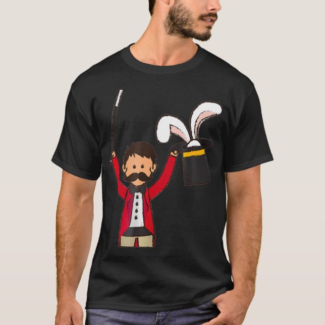 CIRCUS MAGICIEN AVEC LE CHAPEAU EN HAUT DE RABBIT (Devant)