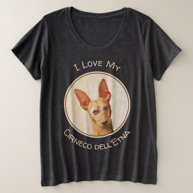Cirneco dell’Etna Peinture - Cute Original Chien A (Design devant)