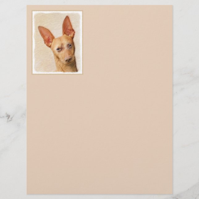 Cirneco dell’Etna Peinture - Cute Original Chien A (Devant)