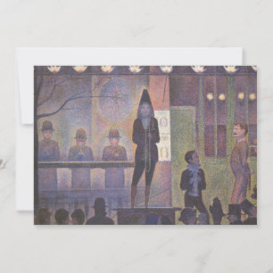 Cirque Sideshow de Georges Seurat, Art Vintage