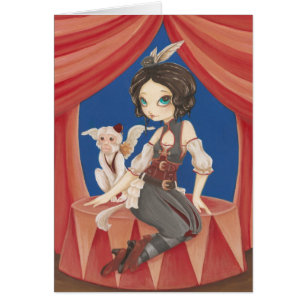 Cirque - singe de cirque d'imaginaire de steampunk