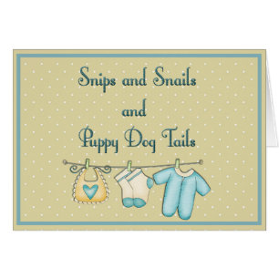 Ciseaux Escargots queues de chiots Baby Shower