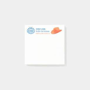 CISV Austin Cowboy Casquette Post-it Notes