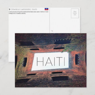 Citadelle Laferrière, carte postale de voyage en H