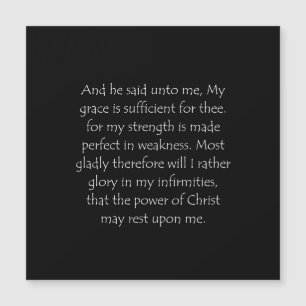 Citation 2 Corinthiens 12 9