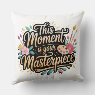 Citation à vie Oreiller décoratif
