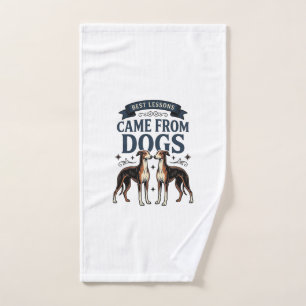 Citation Amoureux de Chien Gravure Vintage Typogra
