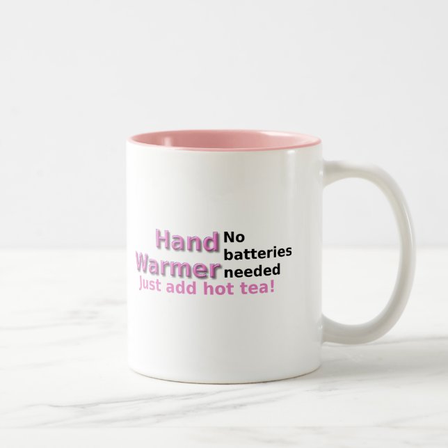 Citation amusante de la Mug de thé réchauffer la m (Droit)